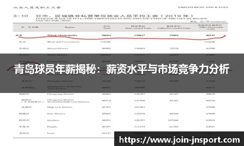 青岛球员年薪揭秘：薪资水平与市场竞争力分析